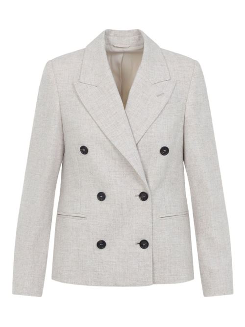 Blazer in lana e cashmere BRUNELLO CUCINELLI | MB1627414C012